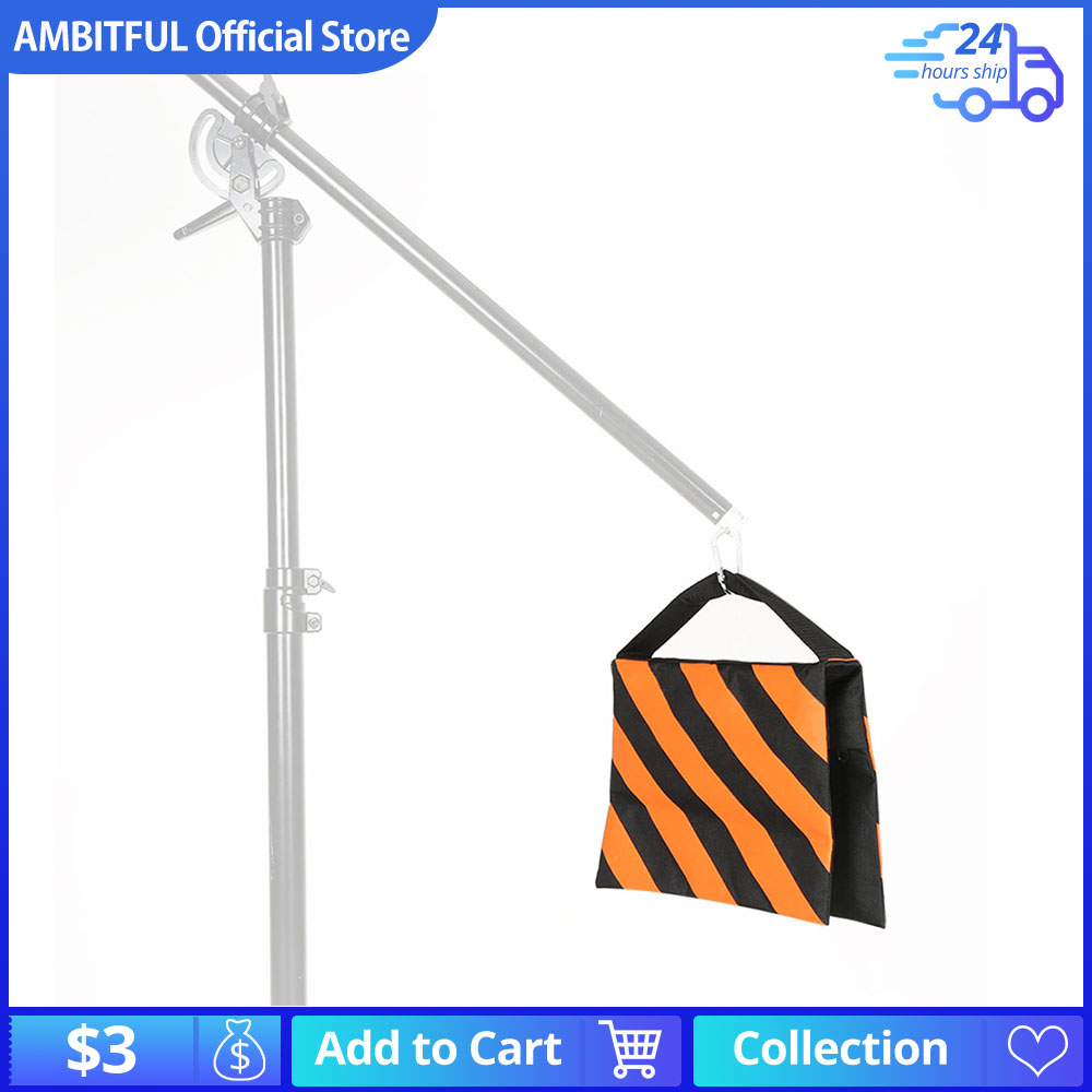 Light Stand Sandbag - Orange Heavy Duty Sand Bag Photography