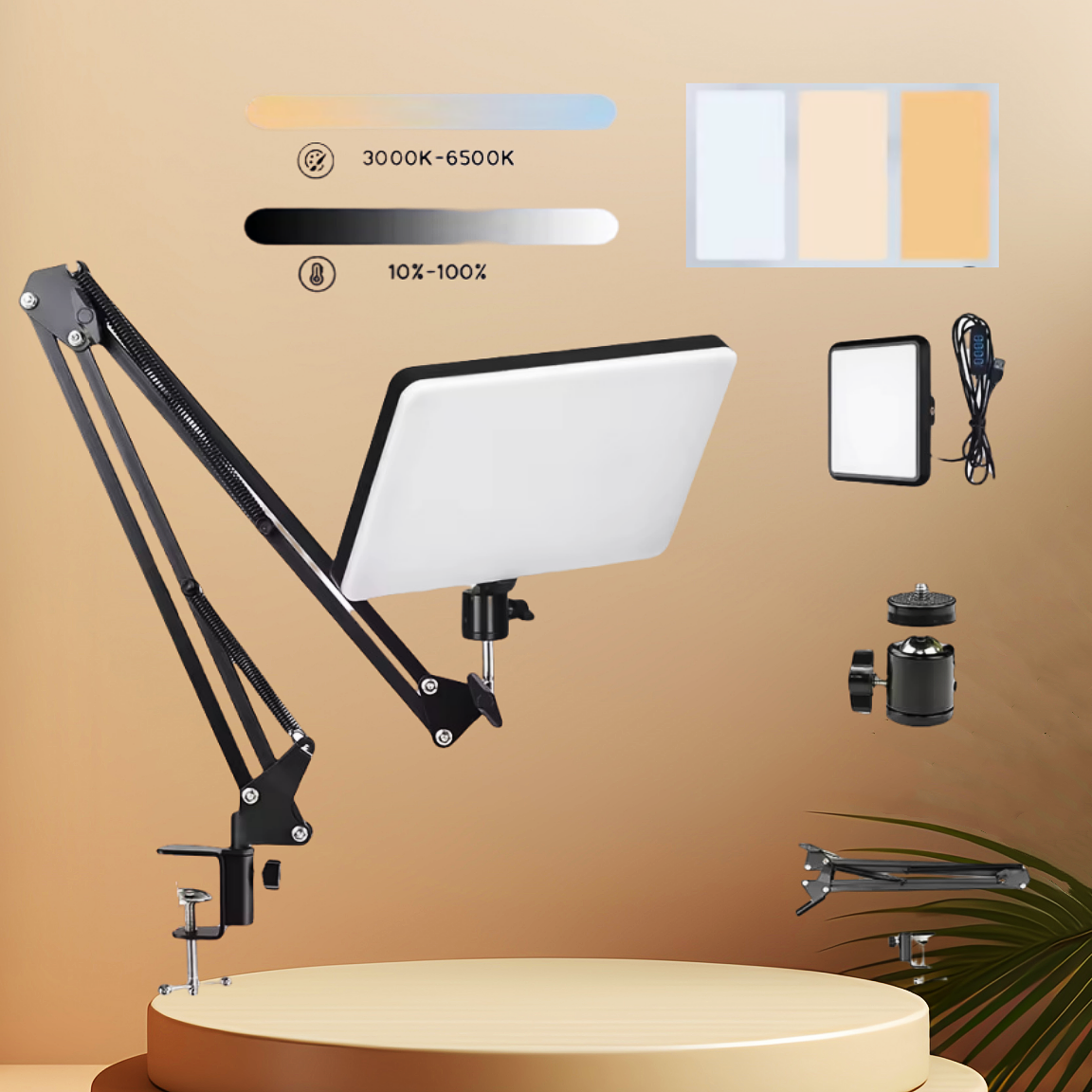 Photography Video Lighting Kit - 2025 LED Photography Selfie Lights Conference