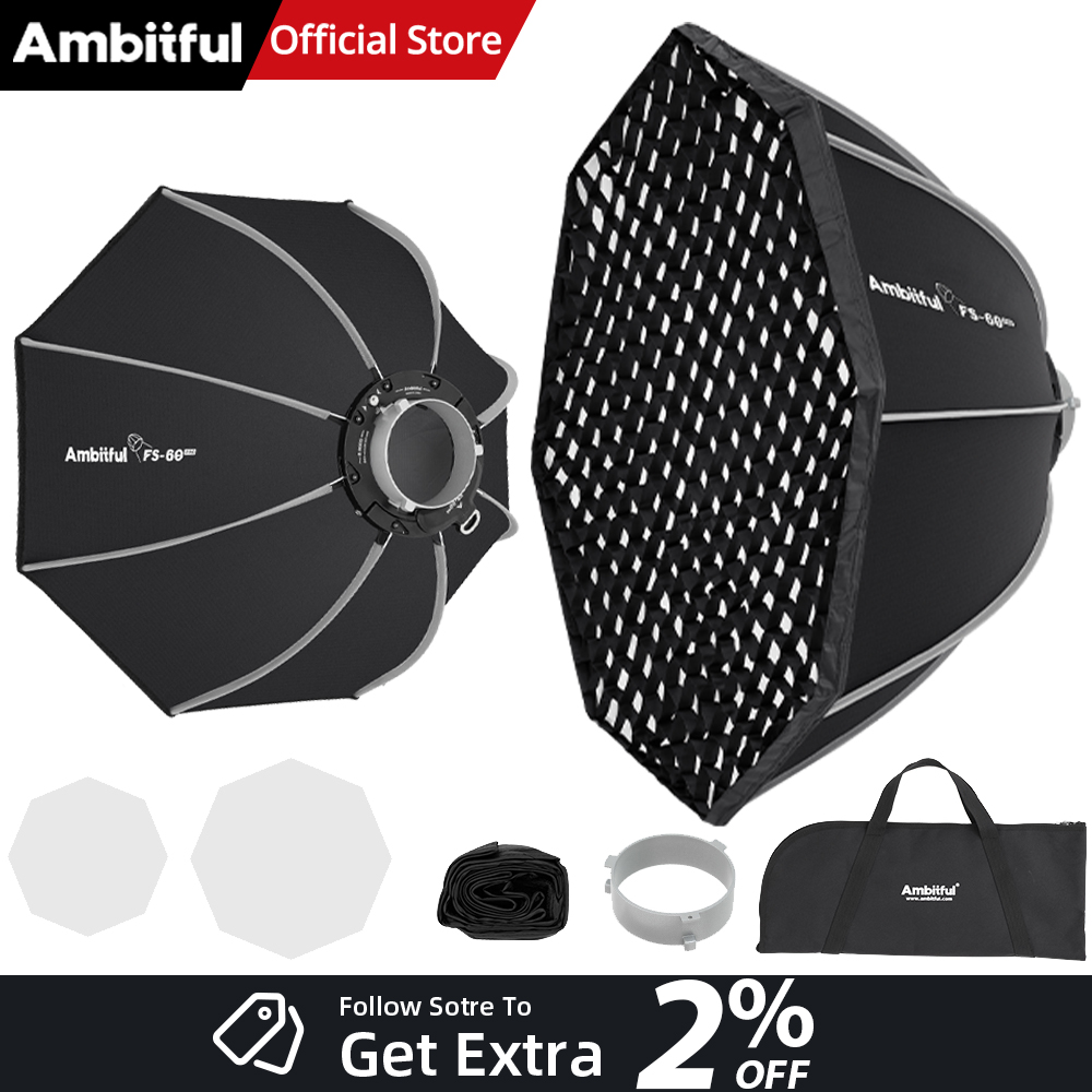 AMBITFUL FS60PROII Fast Setup  – обзор и цена Photography Studio Lighting Set Up