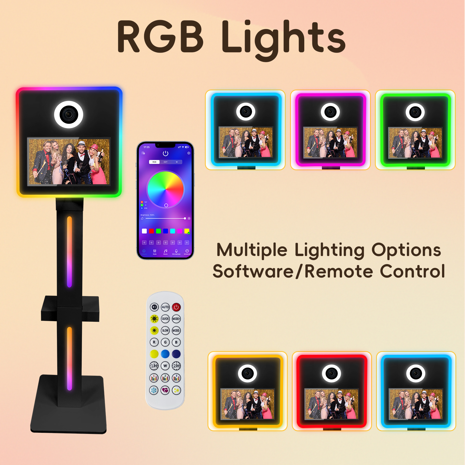 DSLR Photo Booth Machine with  – обзор и цена Photography Video Lighting Kit