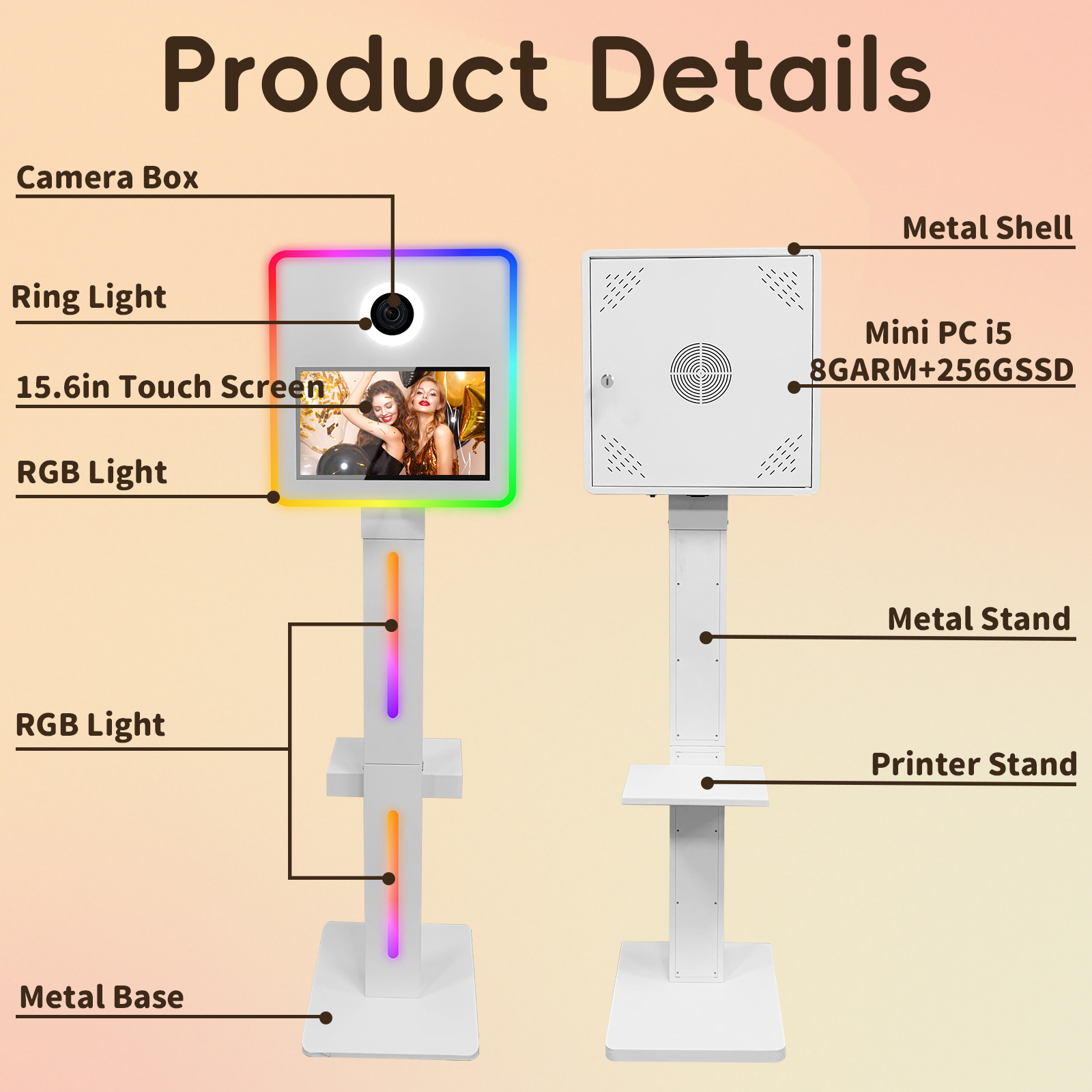 DSLR Photo Booth Machine with  – обзор и цена Photography Video Lighting Kit