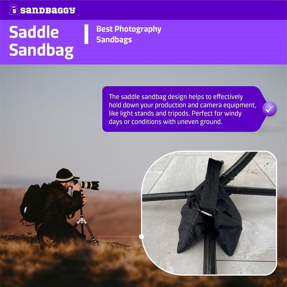 Empty Sandbags with Carabiner  – обзор и цена Light Stand Sandbag