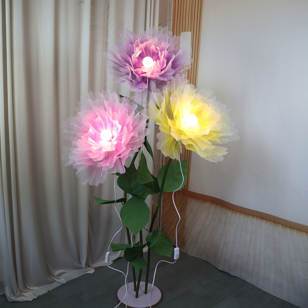 NEW 3D Flower Lights Fabric Ha – обзор и цена Photography Lighting Layout