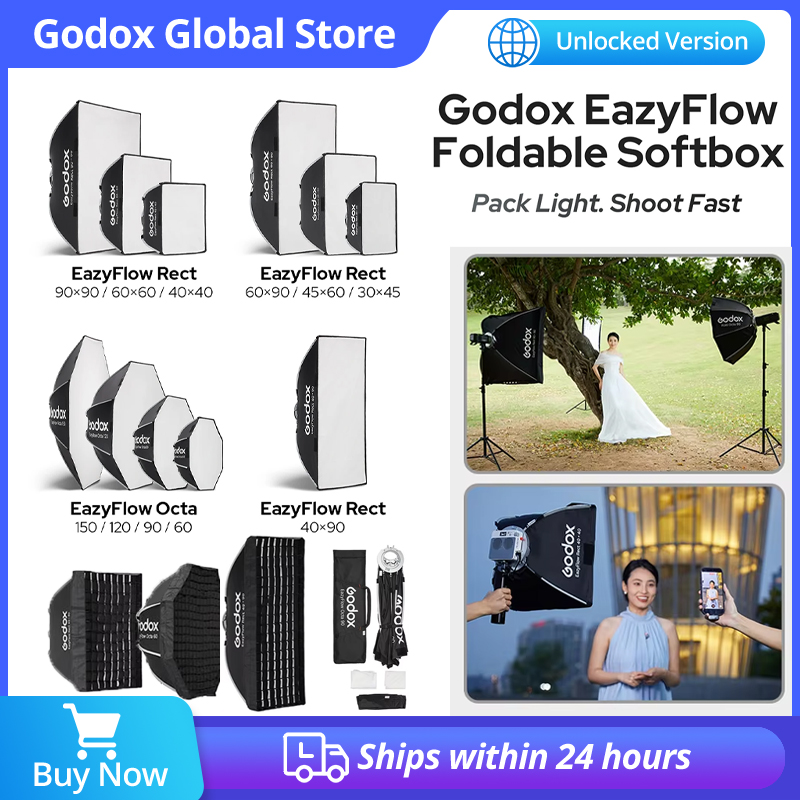 Godox EazyFlow Foldable Softbo – обзор и цена Photography Studio Lighting Set Up