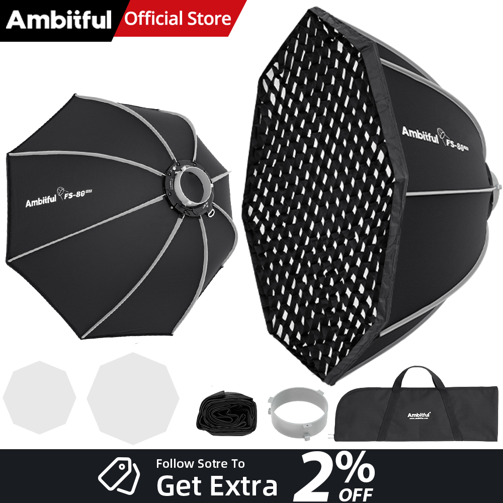 AMBITFUL FS80PROII Fast Setup  – обзор и цена Photography Studio Lighting Set Up