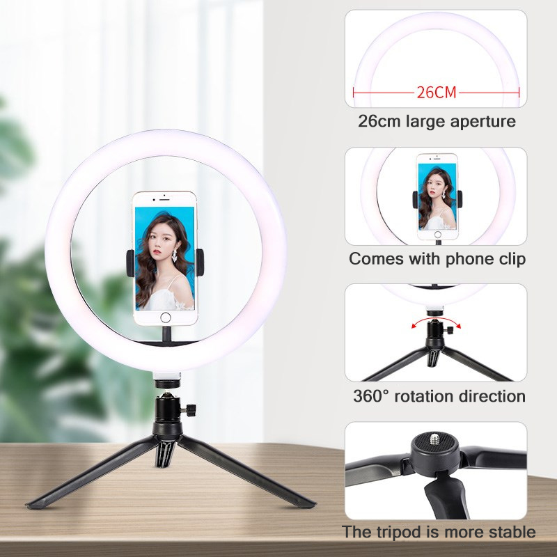 26cm 10 inch Led Ring Selfie L – обзор и цена Photography Video Lighting Kit