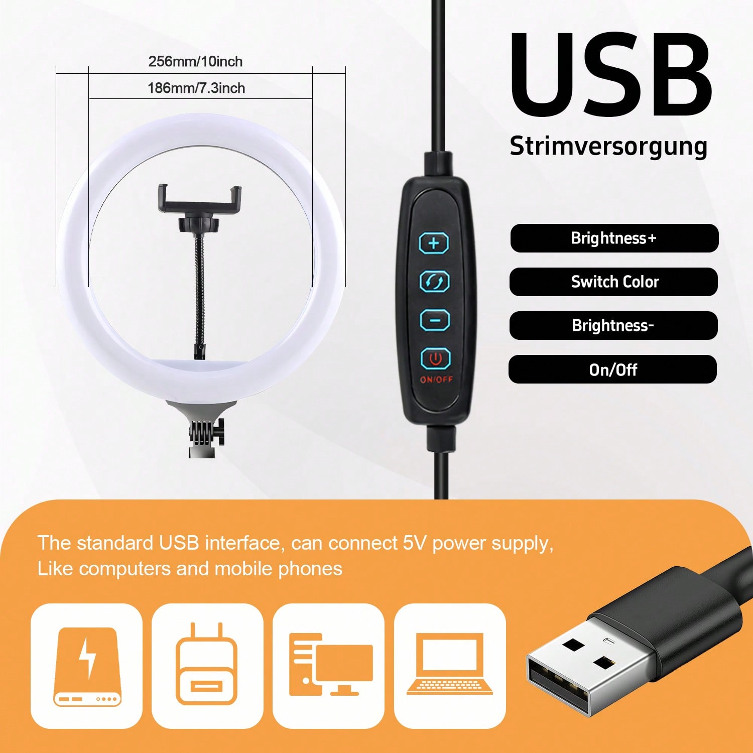 10 Inch 3 Color Dimmable LED R – обзор и цена Photography Video Lighting Kit
