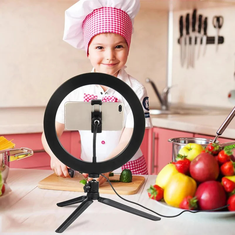 Dimmable26cm LED Ring Light Ki – обзор и цена Photography Video Lighting Kit