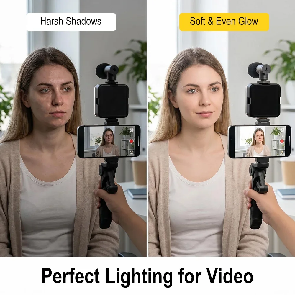 Smartphone Vlogging Kit Led Vi – обзор и цена Photography Video Lighting Kit