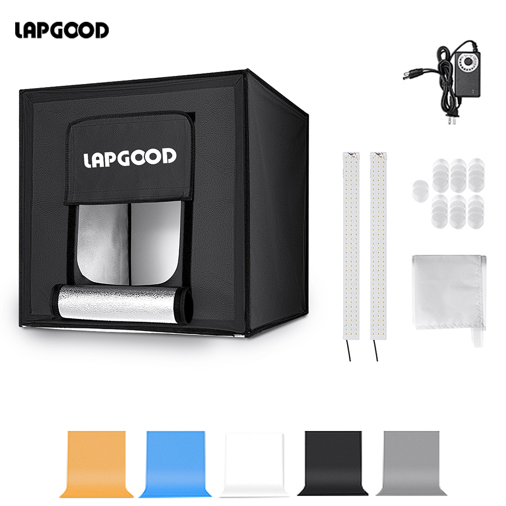 LAPGOOD Folding Photo Studio L – обзор и цена Jewelry Photography Lighting Kit