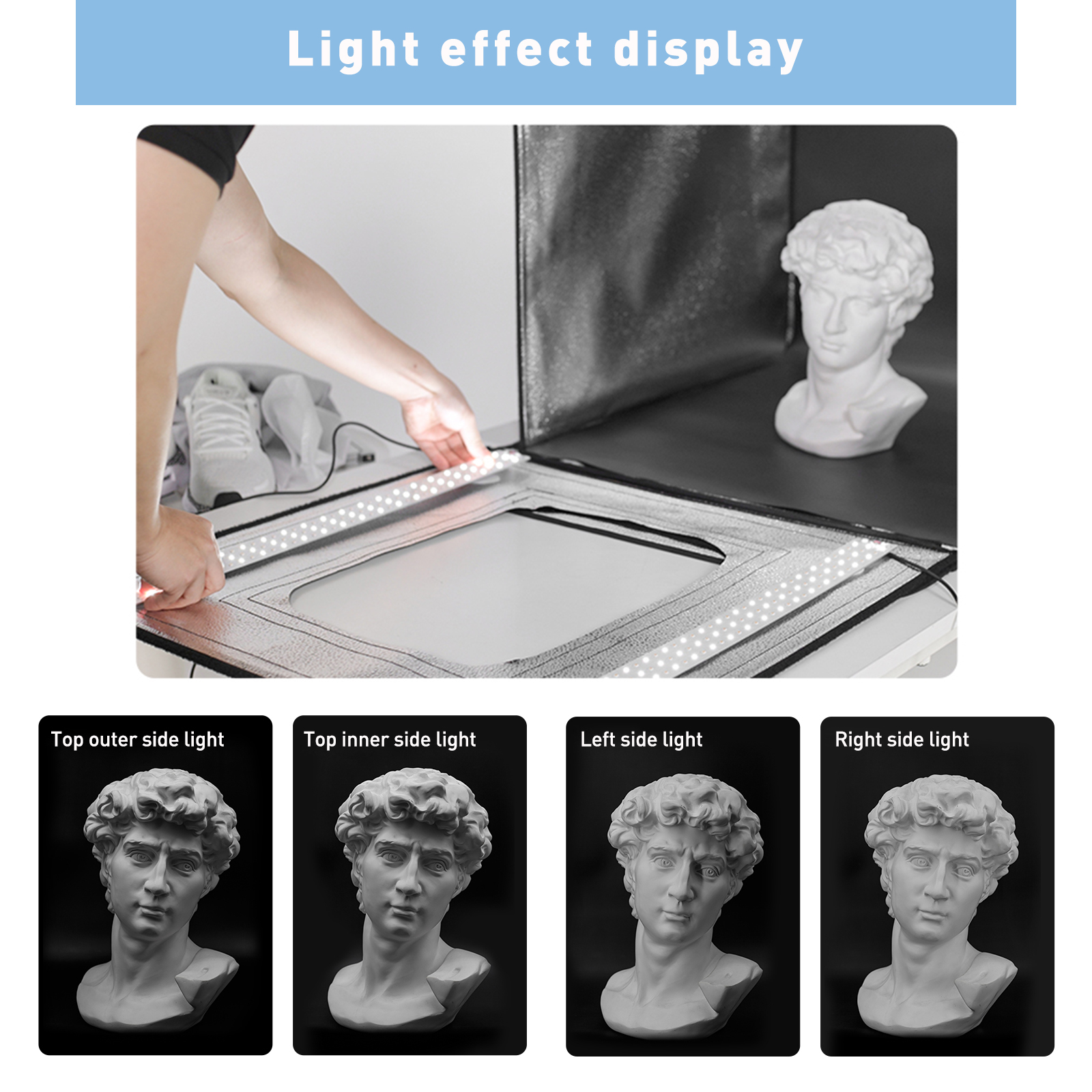LAPGOOD Folding Photo Studio L – обзор и цена Jewelry Photography Lighting Kit