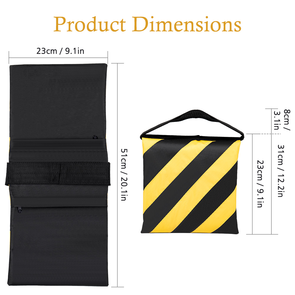 SH Black And Yellow Stripes Ph – обзор и цена Light Stand Sandbag